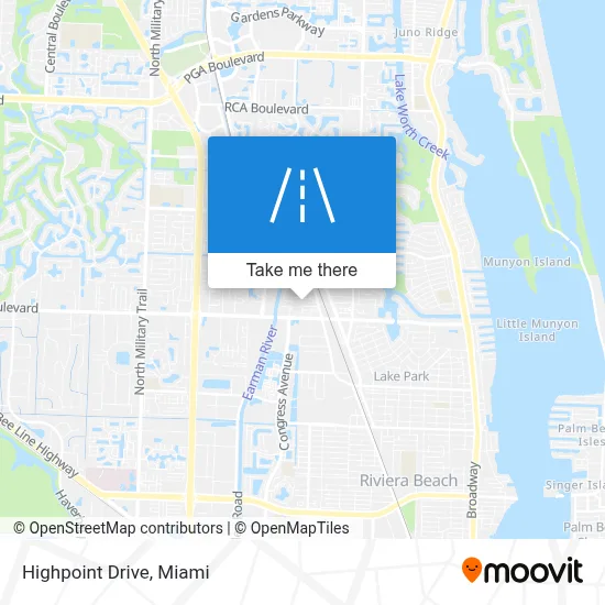 Highpoint Drive map
