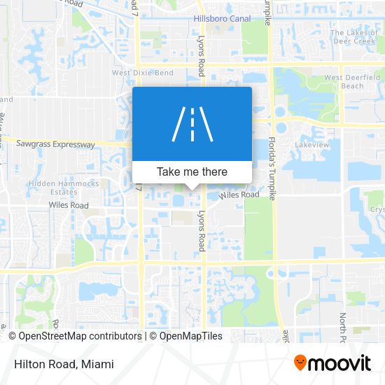 Mapa de Hilton Road