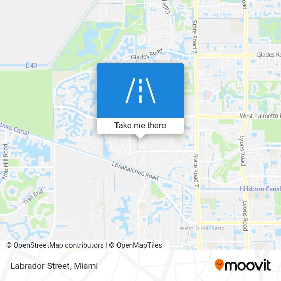 Labrador Street map