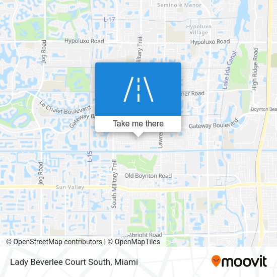 Lady Beverlee Court South map