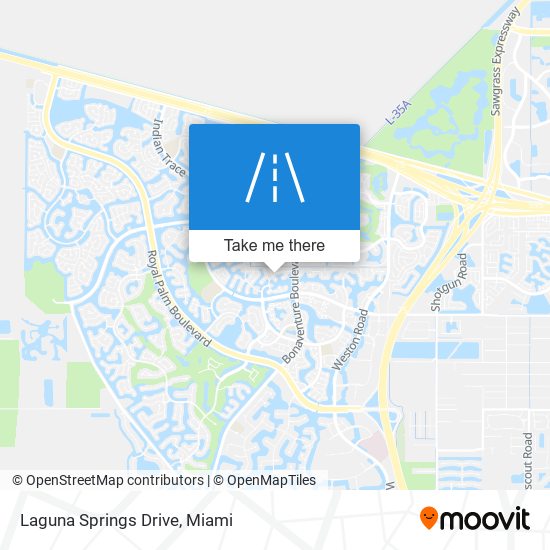 Laguna Springs Drive map