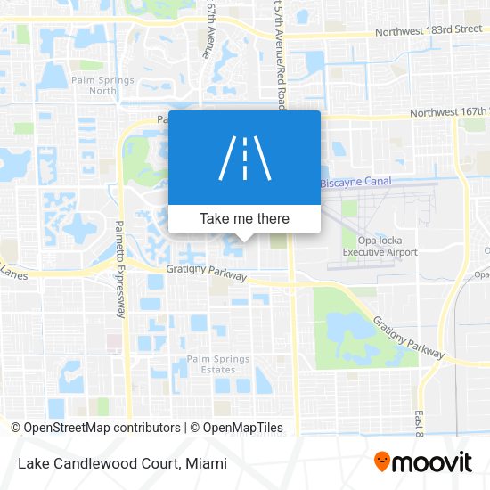 Lake Candlewood Court map
