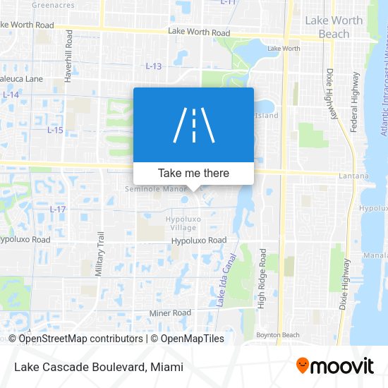 Mapa de Lake Cascade Boulevard