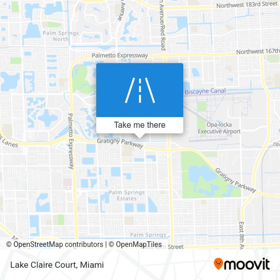 Mapa de Lake Claire Court