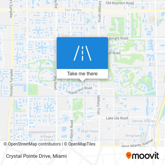 Crystal Pointe Drive map