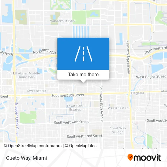Cueto Way map