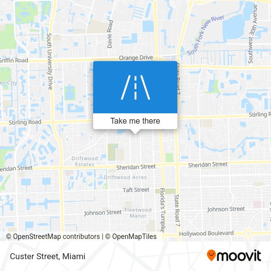 Mapa de Custer Street