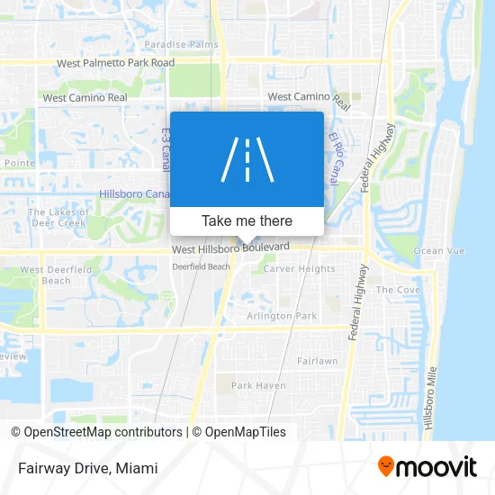 Fairway Drive map