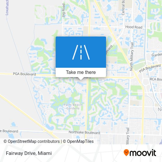 Fairway Drive map