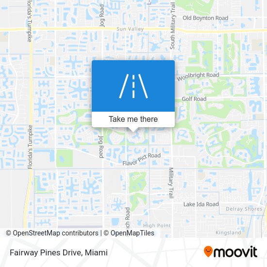 Mapa de Fairway Pines Drive