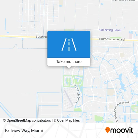 Fallview Way map