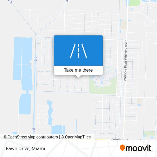 Mapa de Fawn Drive