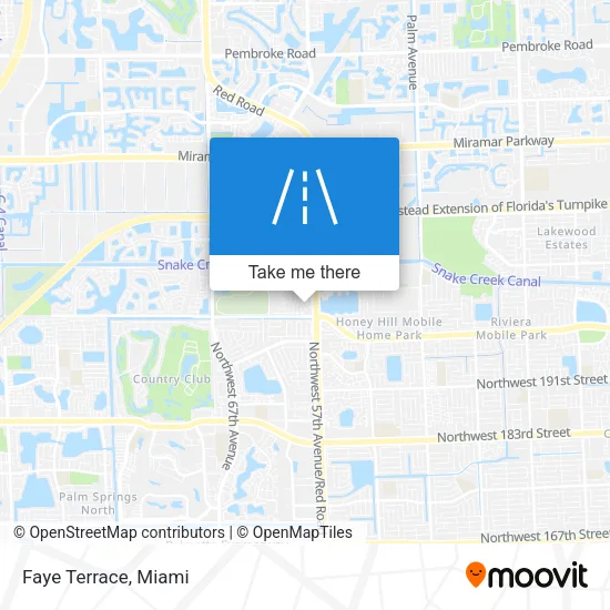 Faye Terrace map