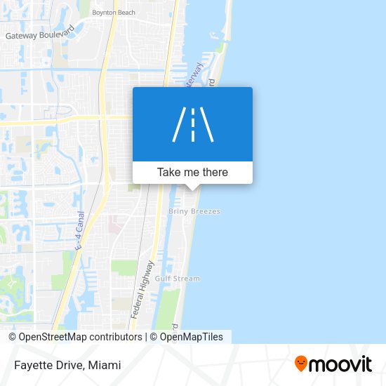 Mapa de Fayette Drive