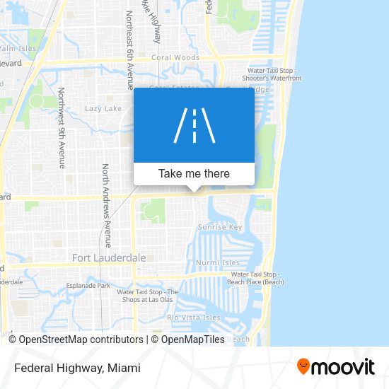 Mapa de Federal Highway