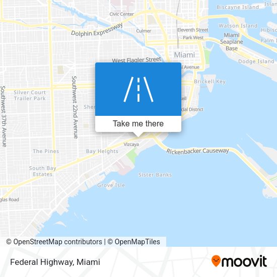 Mapa de Federal Highway