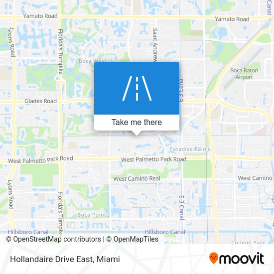 Hollandaire Drive East map