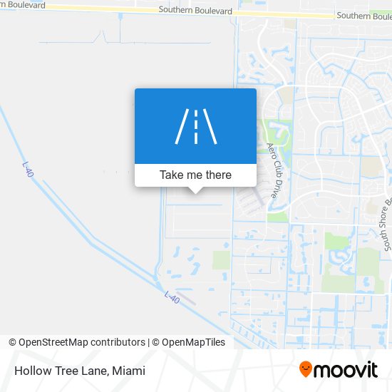 Hollow Tree Lane map