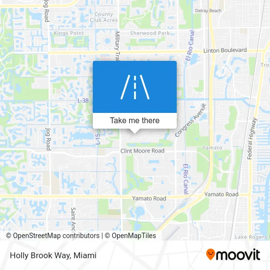 Holly Brook Way map