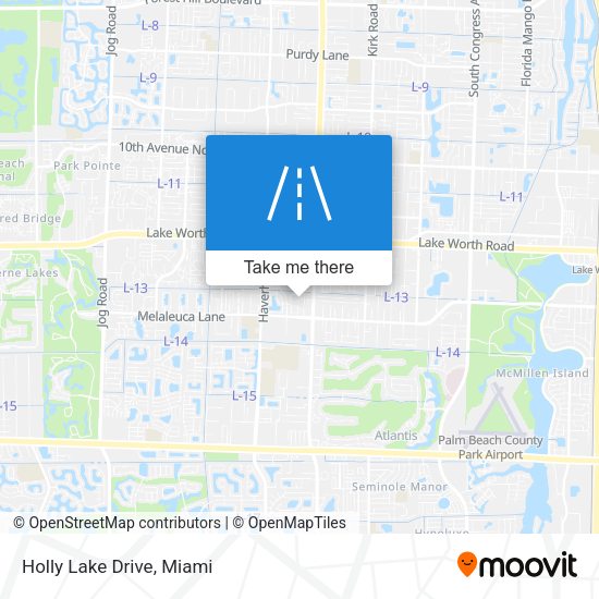 Mapa de Holly Lake Drive