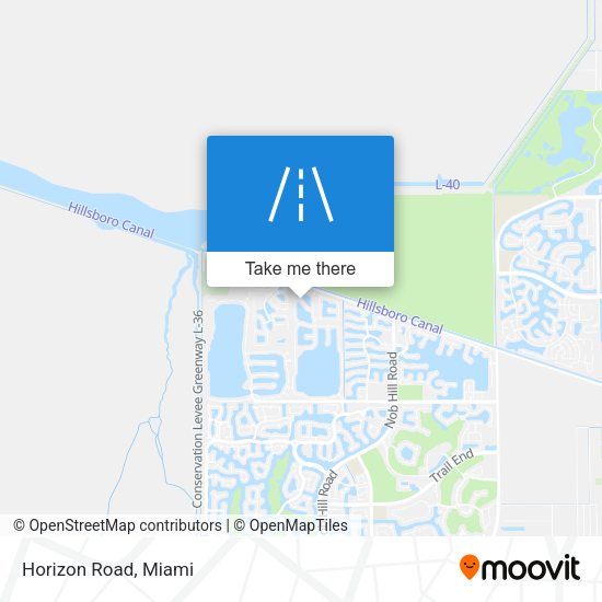 Mapa de Horizon Road