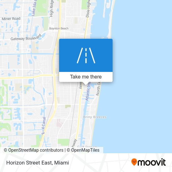 Mapa de Horizon Street East