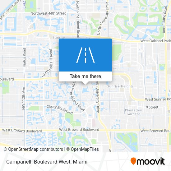 Campanelli Boulevard West map