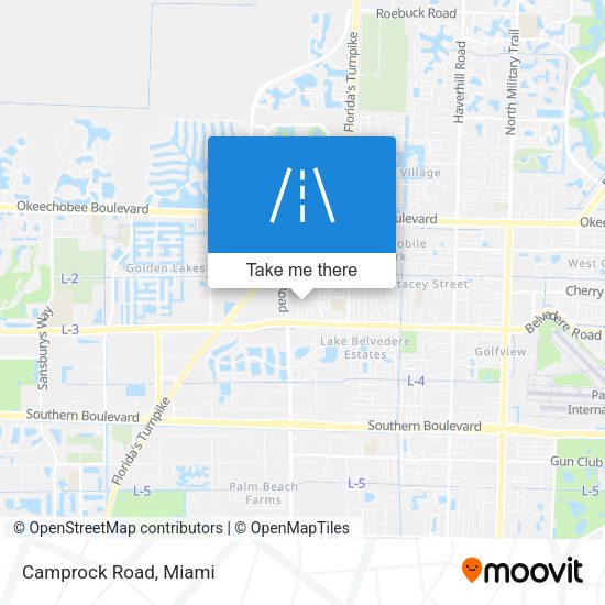 Mapa de Camprock Road
