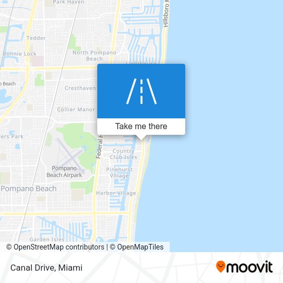 Mapa de Canal Drive