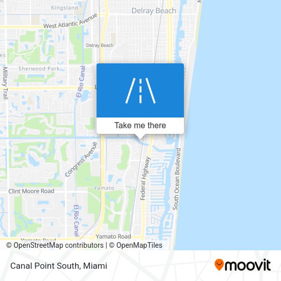 Canal Point South map