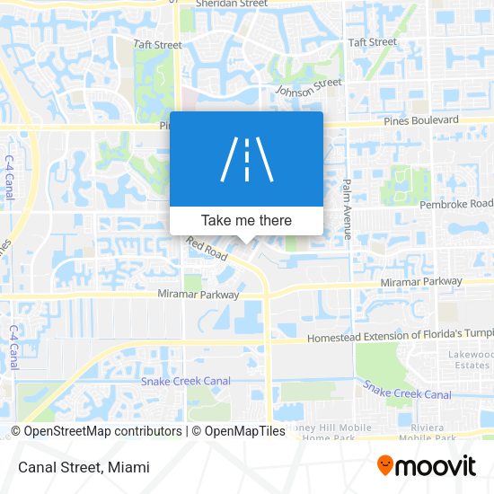 Mapa de Canal Street