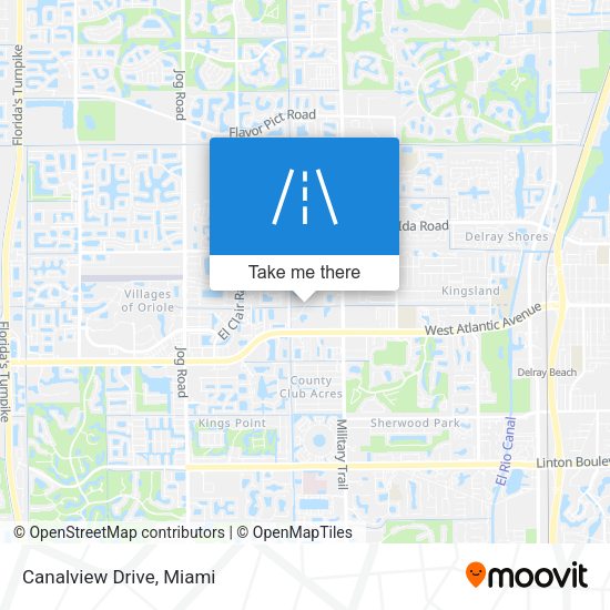Mapa de Canalview Drive