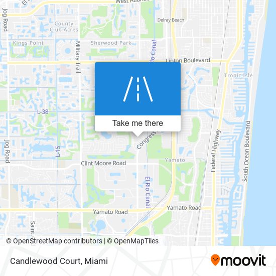 Candlewood Court map