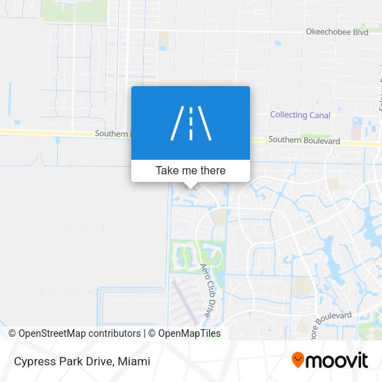 Mapa de Cypress Park Drive