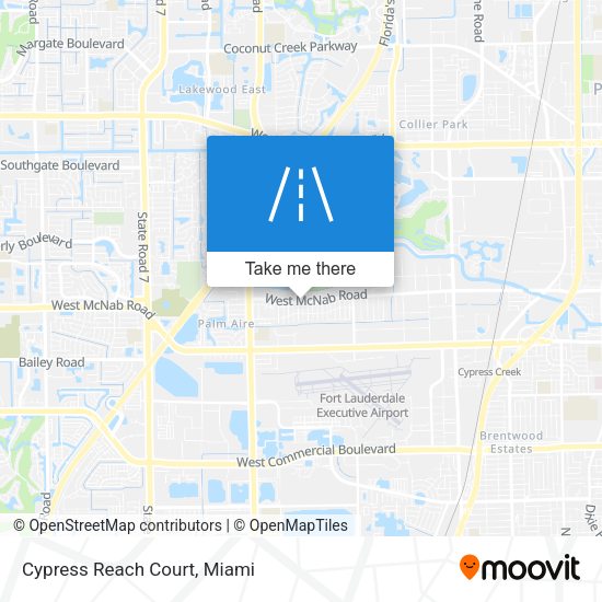 Mapa de Cypress Reach Court