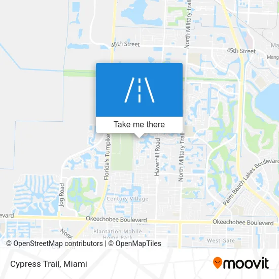 Cypress Trail map