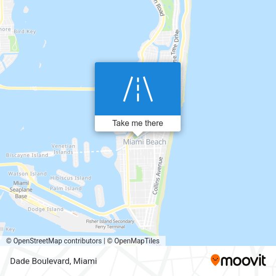 Mapa de Dade Boulevard