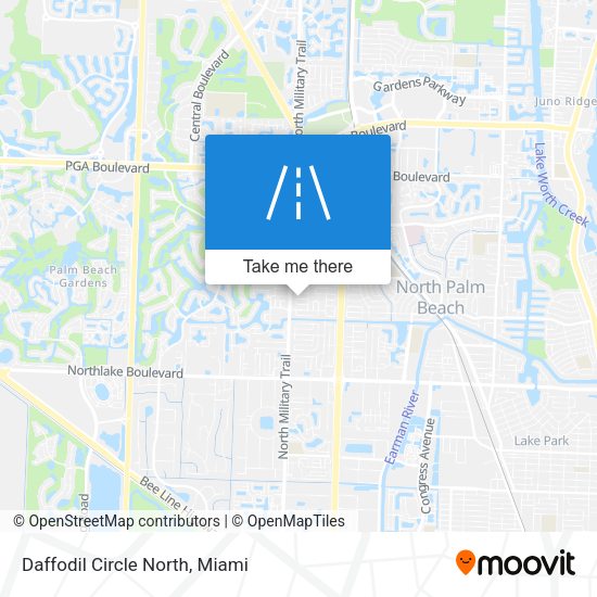 Mapa de Daffodil Circle North