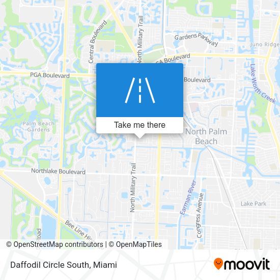 Mapa de Daffodil Circle South