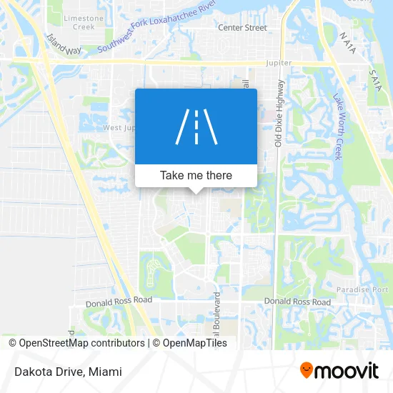 Dakota Drive map