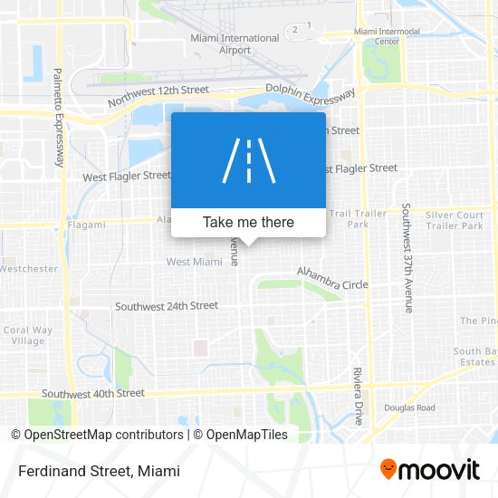 Ferdinand Street map