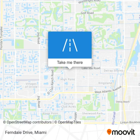 Ferndale Drive map