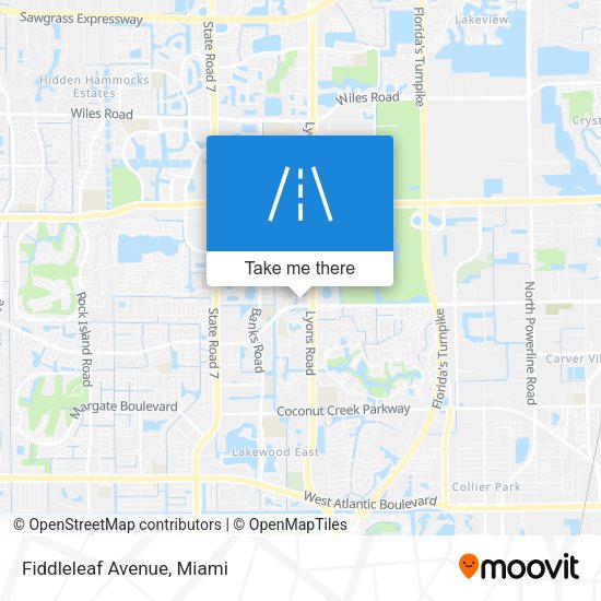 Mapa de Fiddleleaf Avenue
