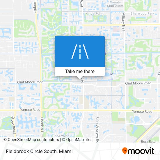 Fieldbrook Circle South map