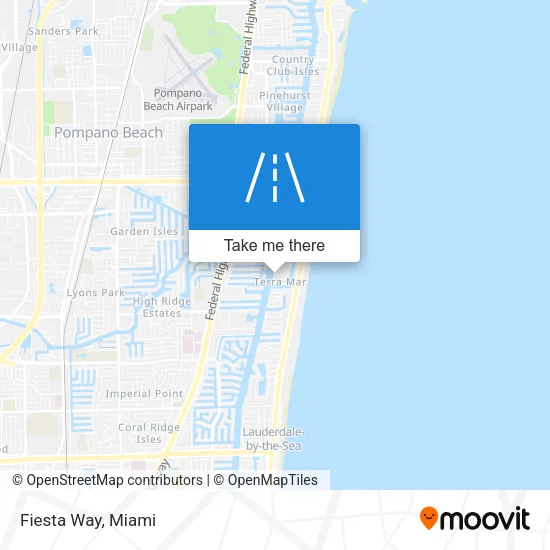 Fiesta Way map
