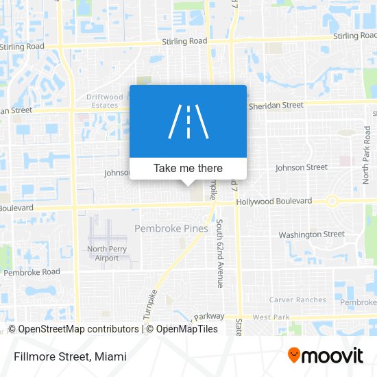 Mapa de Fillmore Street
