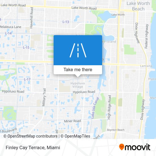 Mapa de Finley Cay Terrace