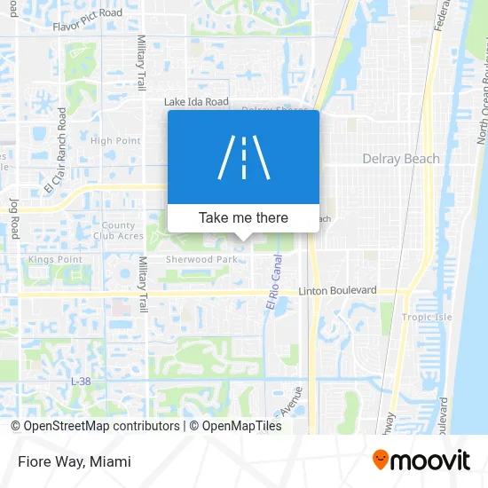 Fiore Way map