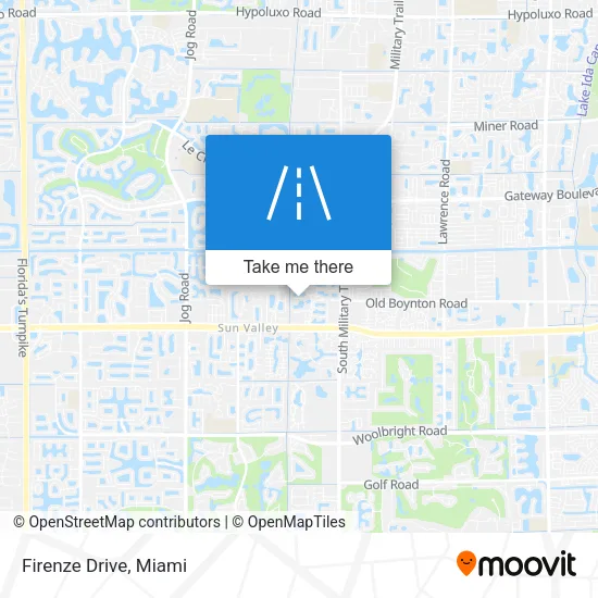 Firenze Drive map