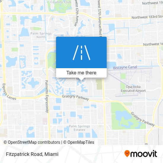 Mapa de Fitzpatrick Road